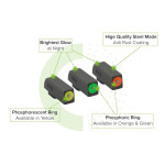 MEPROLIGHT HYPER-BRIGHT Glock 42/43/43X/48, green